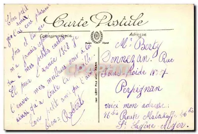 De Grote Gebed (3e fase) — Scènes en Types — Uitgave van de Galerijen van Frankrijk, Alger — Achterkant