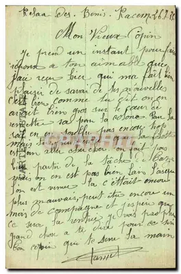 Campanha do Marrocos 1925 — Campo militar com tropa e cavalos — Editor J. J. Colste Ber — Verso