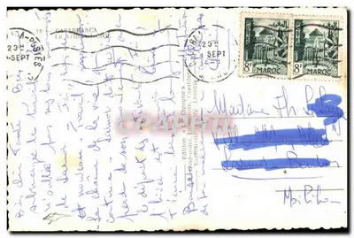 Casablanca — O Tridional Civil — Edição La Cigogne — Verso