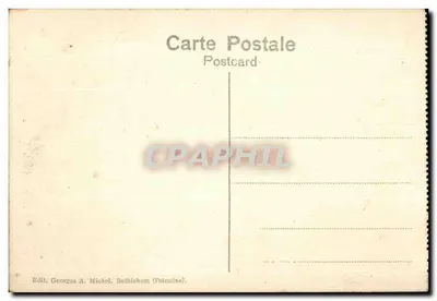 Mesquita de Omar. A Rocha. — Jerusalém — Editor Georges A. Michel, Betelém (Palestina) — Verso