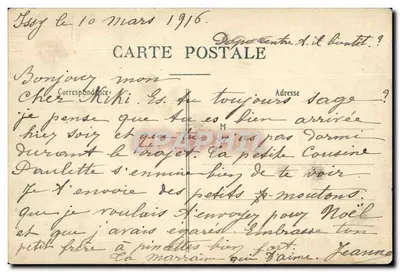 Pasterze z Betlejem — Pastorale Bożego Narodzenia — Kolekcja Artystyczna Domu Dobrych Wiadomości, 5, rue Bayard, Paryż — Rewers