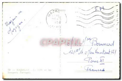 Mazagan — A Cidade e os Muros Portugueses — Cie des Arts Photographiques — Verso