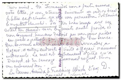 Nazaré - Portugal — Trajos Regionais — Éditions Frederico Wrich — Verso