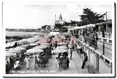 Esplanada da Praia do Estoril — Portugal — Ed. Torres, n° 555
