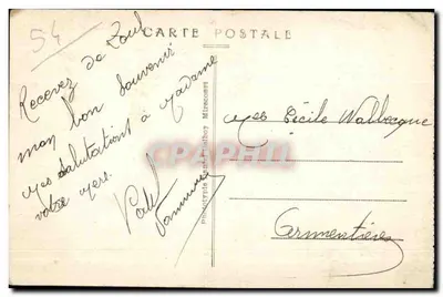 TOUL — La Porte de France — D.D. — N°123 — Verso