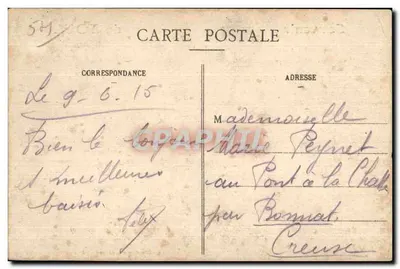 Lembrança de TOUL — Gardoille e Briquet, editores de Toul — Verso
