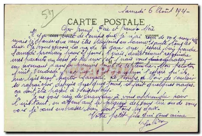 TOUL - A Estação da Leste — Fototipia Daniel Delbey, Mirecourt, n°37 — Verso