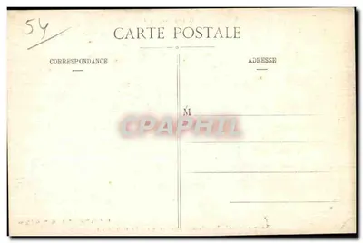 Environs de Lunéville — Casas incendiadas na Estrada de Jolivet — Lunéville-Phot. P. Rapousy, Lunéville — Verso