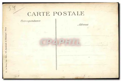 Żołnierze oczyszczający wieś MAIXE — 24 grudnia 1914 — E. Le Dely, 36. seria — Rewers