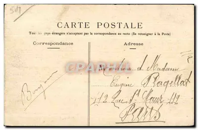 Mousson — Através das Ruínas do Castelo — Editor: H. e M. Mornet, n°120 — Verso