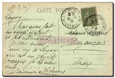 Longwy-Bas — Ogólny widok — Pirard bracia, bazar, Longwy-Bas — Rewers