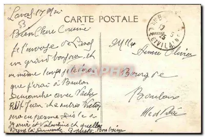 Laval — Most i most nad jeziorem — A. Lamiré Wydawca, Rennes — Rewers