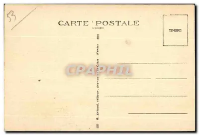 La Vallée — Ogólny widok i rzeka Mayenne — G. Artaud, wydawca — Rewers