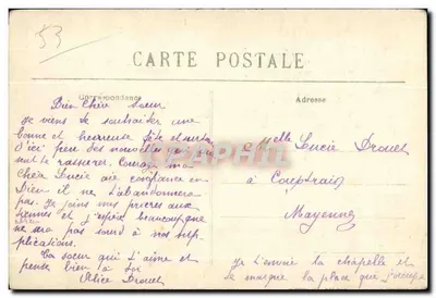Laval - Sacré-Cœur - wnętrze kaplicy — Rewers