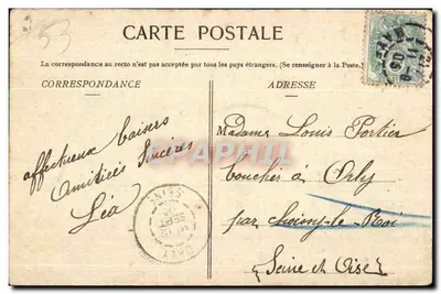 Laval — Pamiątka z Laval — Hamel-Jallier & Cie — Rewers