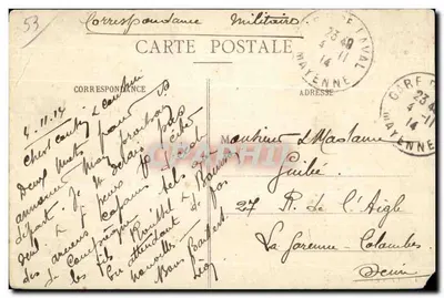 Liceum dla Dziewcząt — La Vallée (Mayenne) — J. Sozél, wydawca, Rennes — Rewers