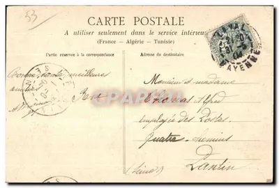 Laval — Ogólny widok z plateau Bel-Air — kolekcja B. D., Laval, nr 47 — Rewers