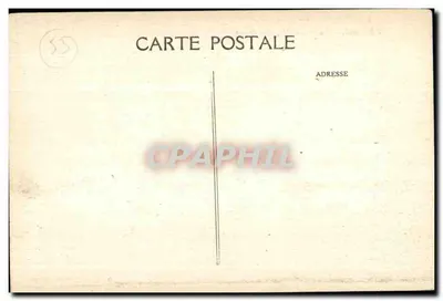 Laval — Katedra, strona zachodnia — A. Lamiré Wydawca, Rennes — Rewers
