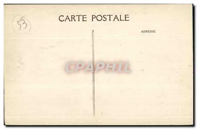 Laval — Widok na Quais, stary most i zamek — A. Lamiré Wydawca, Rennes — Rewers