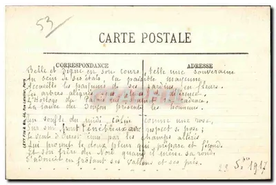 Laval — O Castelo e o Palácio de Justiça — LL. — Verso