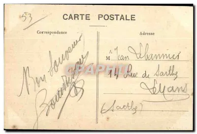 La Vallée - Widok z Pont-Neuf — wydawca nieznany, numer serii nie widoczny — Rewers