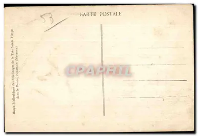 PONTMAIN — Reconstrução da aparição do 17 de Janeiro de 1871 — Rep. int. — Verso