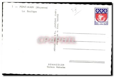 Ponte-main (Mayenne) — La Basilica — Edizioni Gaby, Nantes — Verso