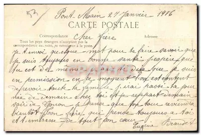 Pont-Main - Casa dei Padri, lato Ovest — scatto Reine — Verso