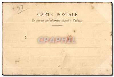 Ruiny zamku Montjean, blisko Laval — Hamel-Jallien et Cie — Rewers