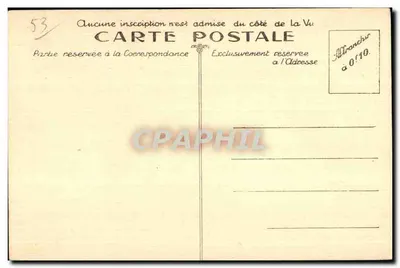Montsurs (Mayenne) — Château de La Roche-Pichemer — éditeur non identifié, n° de série 53 — Rewers