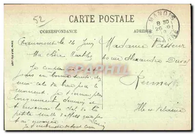 Chaumont — Pomnik Dzieci Wysokiej Marne i Stacja — LL — Rewers