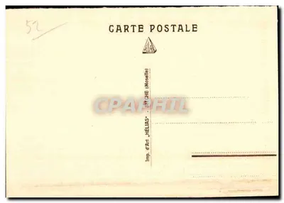 Chaumont — Plac Pałacu Miejskiego — Wydawnictwo Sztuki 'Hélias' (Moselle) — Rewers