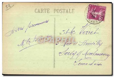 Chaumont - Le Donjon - Ancienne demeure des Comtes de Champagne — Éditeur : Léon et Morul, Éditeurs — Rewers