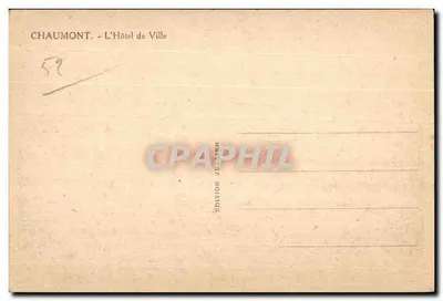 Chaumont - Ratusz — Wydawnictwo Julien, nr 59 — Rewers