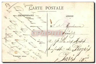 Chaumont — A caserna do 109º de infantaria — Clique Scordel, n° 48 — Verso