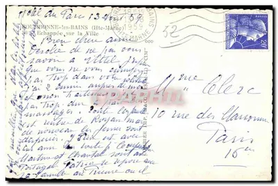 Vista de Bourgoin-Jallieu — editora imp. Maccon (Saclay) — n° 52 — Verso