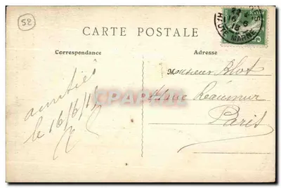 Langres - Katedra św. Mammès — Zabytkowy monument z końca XI wieku — Camille Giraux, wydawca, nr 22 — Rewers