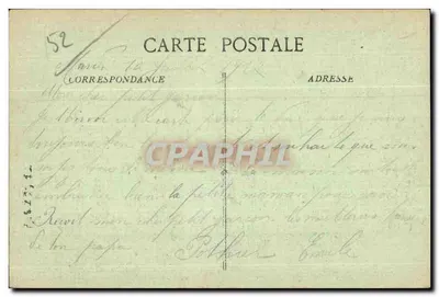 Zamek Trois-Fontaines - Klasztor, wejście — Okolice SAINT-DIZIER — A. Gauthier, Saint-Dizier, n° 3242 — Rewers