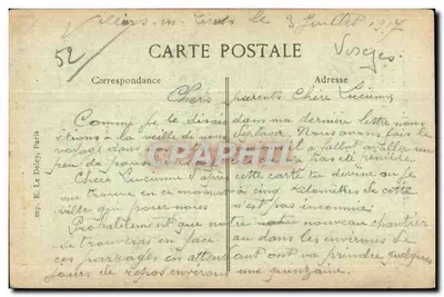 सेंट-डीज़ियर — 1544 के रक्षा स्मारक — O.J. n° 3061 — पीछे