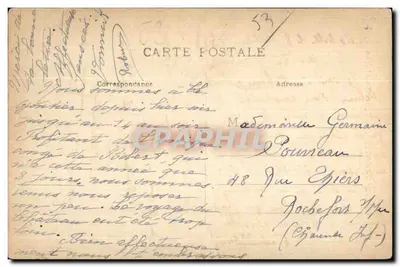 Château-Gaontier — Igreja de São João — Editor D. Jacqueline — Verso