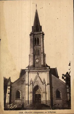 Craon (Mayenne) — A Igreja — Editor St. Léon, n°1518