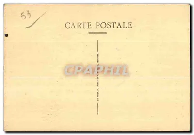 Craon (Mayenne) — Entrada da Capela das Beneditinas — Impressora A. Thumat & H. B. Thumat, Toulouse — Verso