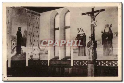 Craon - Mosteiro das Beneditinas do Santo Sacramento — Frescos da Sala do Capítulo