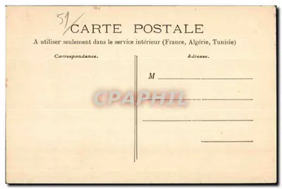 La Cerisaie — Vista do castelo e do lago — F. Courleur, editor Reims — Verso