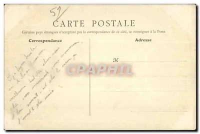 Castelo de Montmort — Sala dos Grandes Pilares — Edição Tipográfica E.R.T. — Verso