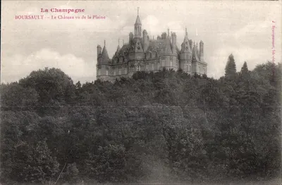 Boursault — O Castelo visto da Planície — J. Bricqueumont, editor-livreiro Boursault