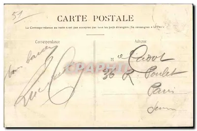 Pocancy (Marne) — Il Castello — Edizione J.D. — Verso