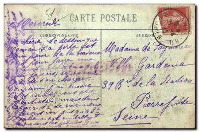Inspeção de obras nos avanços nas florestas de Vauguais — Guerra 1914-1915 — LL — Verso