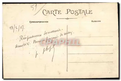 Mareuil-sur-Ay — Castelo do duque de Montebello — Edit. Villard — Verso