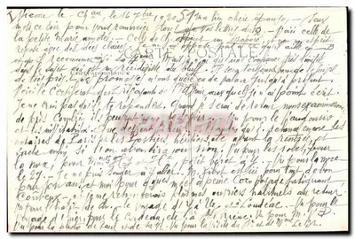 La CHALADE — Cemitério da Forestière du Four-aux-Moines — Argonne (1919) — Edit. Mlle L. Nicot — Verso